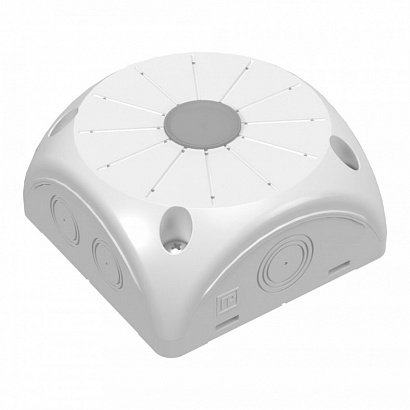 Фото Коробка распределительная 60-0500-9003 для видеокамер двухкомпонентная безгалогенная (HF) белая 100х100х50