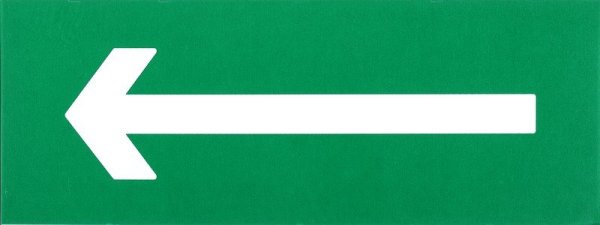 Фото Этикетка самоклеящаяся 240х90мм "Направляющая стрелка" (LPC10-1-24-09-STR)