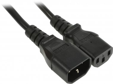 Фото Шнур сетевой IEC 320 C13 - IEC 320 C14 3х1,0мм², длина 3м REXANT (04-2729)