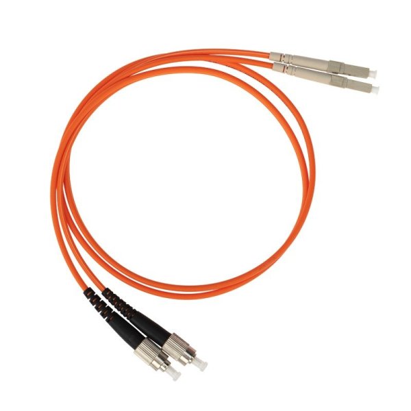 Фото Патч-корд оптический переходной (MM), 50/125 (OM2), LC/UPC-FC/UPC, (Duplex), LSZH, 3м (50-3269)