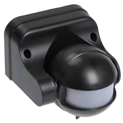 Фото Датчик движения ДД-009 1100Вт 180град 12м IP44 черный (LDD10-009-1100-002)