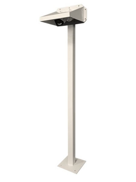 Фото Стойка для видеокамер "Аякс", 2,3 м, на асфальт, белая