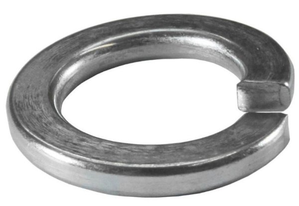 Фото Шайба гровер оцинкованная М8 (DIN 127) (1000 шт) (PR08.2382)