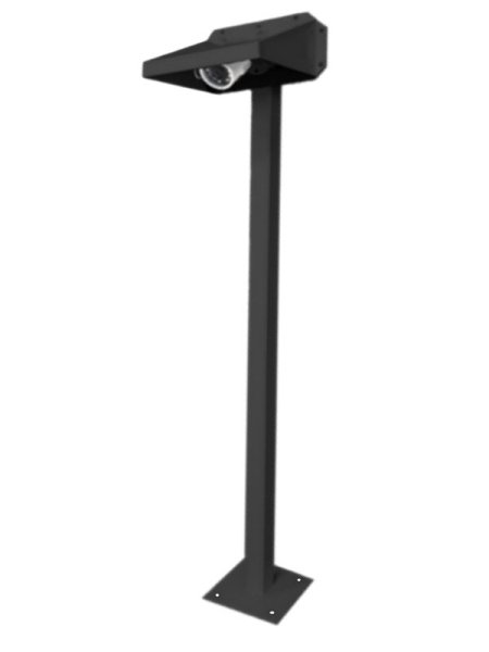 Фото Стойка для видеокамер "Аякс", 2,3 м, на асфальт, чёрная