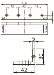 Фото L-кронштейн для EMC 400 AH