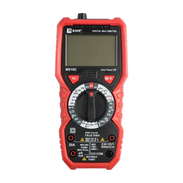 Фото Мультиметр цифровой MS18C Expert (In-180701-pm18C)