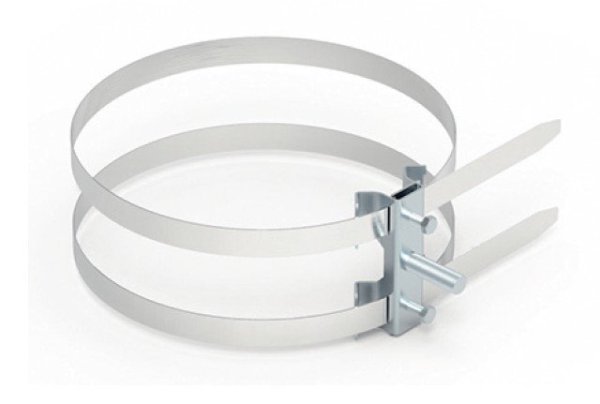 Фото Двойной трубный хомут для штанги, D0-500 мм, M8 (NK3102)