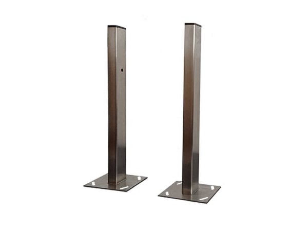 Фото Стойка для фотоэлемента 1,5м "Аякс" исп.00, на асфальт, нержавеющая сталь