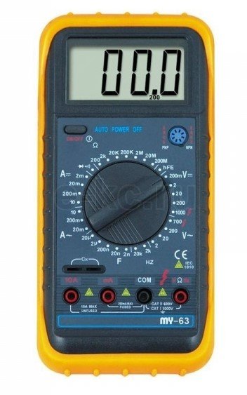 Фото Мультиметр цифровой Professional MY63 (TMD-5S-063)