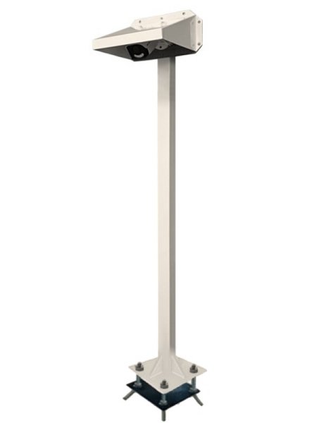 Фото Стойка для видеокамер "Аякс", 3 м, под бетонирование, белая