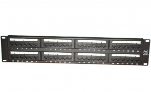 Фото Патч-панель, 2U, 48 портов RJ45, Cat. 5е (003-100006)