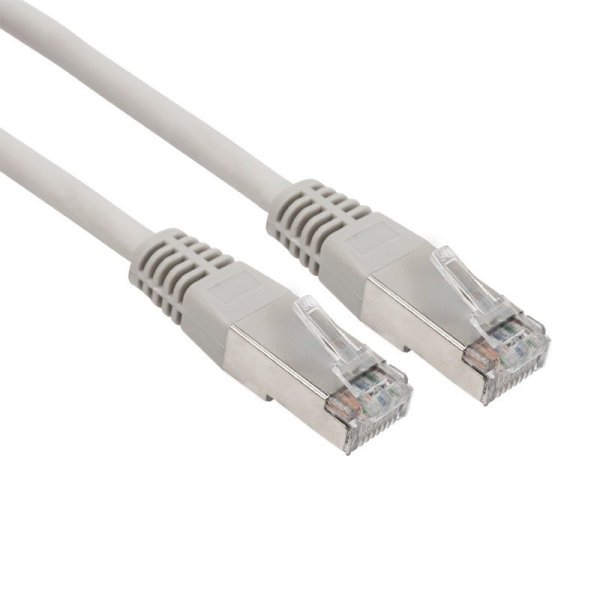 Фото Шнур коммутационный, патч-корд F/UTP RJ45-RJ45, CAT 6, ZH нг(А)-HF, серый, 5м REXANT (18-8107-1)