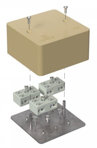 Фото Коробка огнестойкая разветвительная для к/к 85х85х45 (40-0460-1001-FR6.0-4-6-Р)