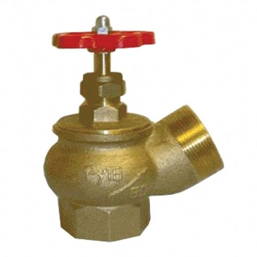 Фото Вентиль КПЛ 50-1 угловой латунь (муфта-цапка)