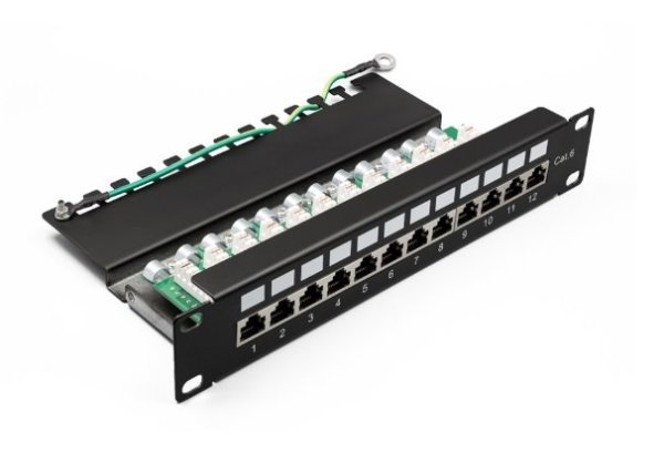 Фото Патч-панель 10", 12xRJ-45, FTP, 6 (10-0425)