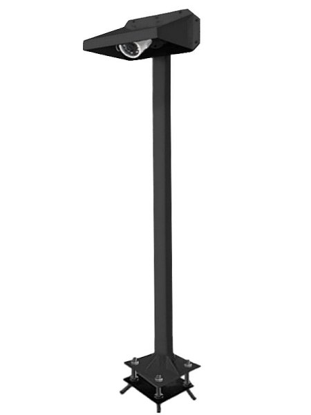 Фото Стойка для видеокамер "Аякс", 3 м, под бетонирование, чёрная