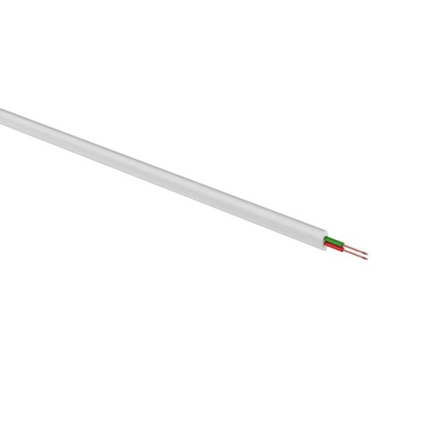 Фото ШТЛП 2 жилы CCA, белый, 100 м. REXANT (01-5001-3)