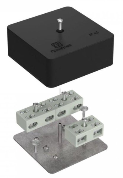 Фото Коробка огнестойкая разветвительная для к/к 75х75х30 (40-0450-9005-FR6.0-4-6-Р)