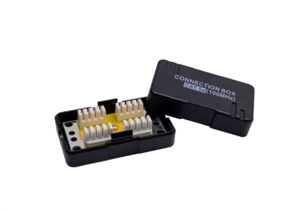 Фото Проходной адаптер, Dual IDC, категория 5e, 4 пары (10-0314)