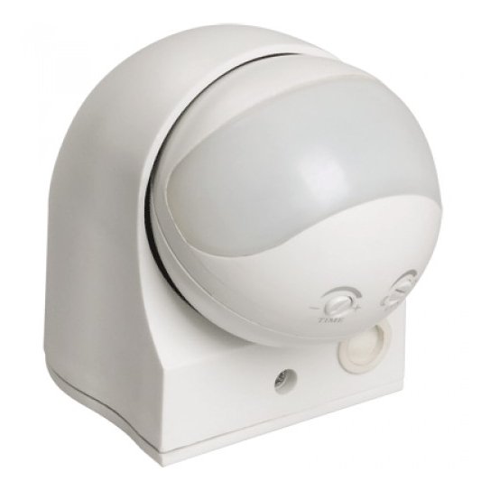 Фото Датчик движения ДД-010 1100Вт 180град 10м IP44 белый (LDD10-010-1100-001)