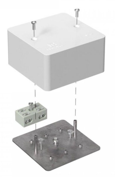 Фото Коробка огнестойкая разветвительная для к/к 85х85х45 (40-0460-FR6.0-4-2-Р)