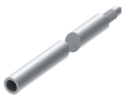 Фото Стержень заземления L-1500 с цапфой D16 quick, гор. цинк