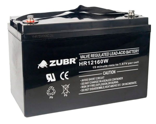Фото ZUBR HR 12160W (12V, 45Ah)