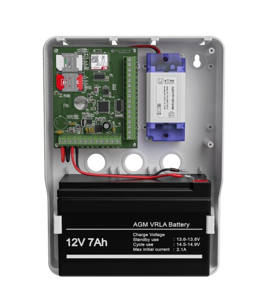 Фото Mega Light в корпусе (под АКБ 1,2-7Ач с БРП 12V 1А)