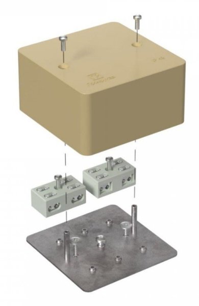 Фото Коробка огнестойкая разветвительная для к/к 85х85х45 (40-0460-1001-FR6.0-4-4-Р)