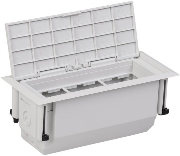 Фото Лючок напольный ONFLOOR, 6 модулей mini L PRIMER (KNU-06-PCL)