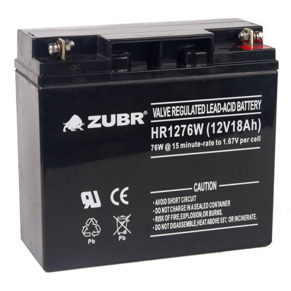 Фото ZUBR HR 1276W (12V, 18Ah)