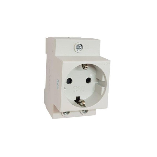 Фото Розетка AC 30-111 с заземл. контактом на DIN-рейку CHINT (775001)