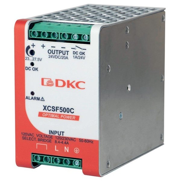 Фото Источник питания однофазный, 500Вт, 10А, 48В (XCSF500D)