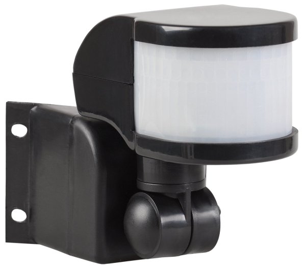 Фото Датчик движения ДД-018В 1100Вт 270град 12м IP44 черный (LDD10-018B-1100-002)