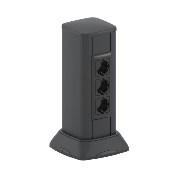 Фото Миниколонна алюминиевая, 0.35 м, чёрный (19533)