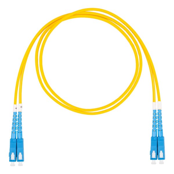 Фото Патч-корд оптический, SC-SC, дуплекс (duplex) OS2, нг(А)-HF, 7,0 м, желтый (DR-221146)