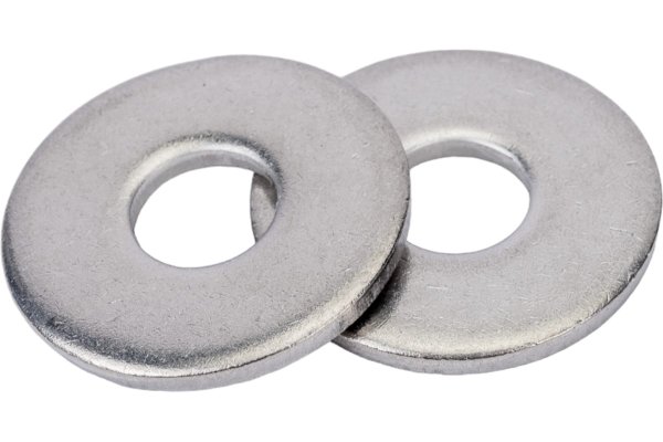 Фото Шайба D8 DIN 9021 нержавеющая сталь А2 (100 шт)