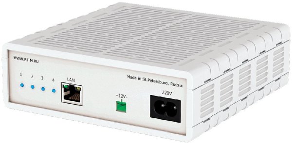 Фото Стационарный GSM модем 900/1800 MHz (4 SIM, 1 Ethernet)