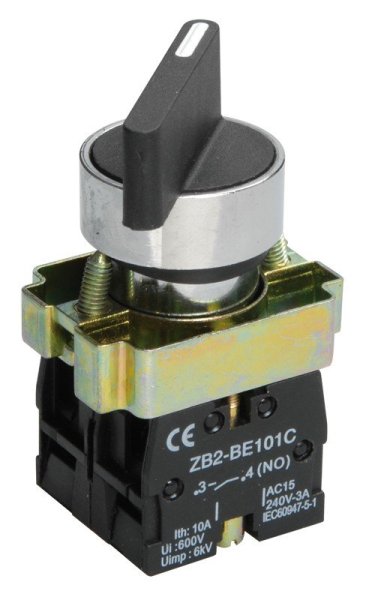 Фото Переключатель LAY5-BJ33 3 положения "I-0-II" длинная ручка 2NO (BSW70-BJ-3-K02)