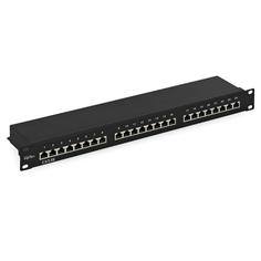 Фото Патч-панель 19", 24хRJ-45, FTP, Cat.5e, 1U (10-0402)