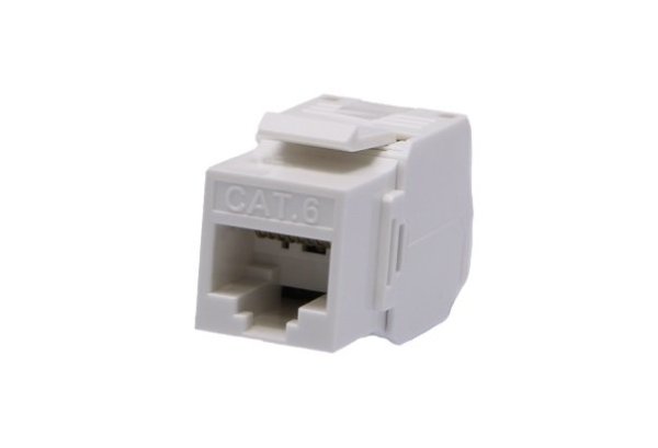Фото Розеточный модуль Keystone Jack 8P8C (RJ-45) UTP Cat.6 (10-0342-1)