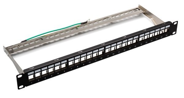 Фото Модульная патч-панель для Keystone Jack 19" (10-0422)