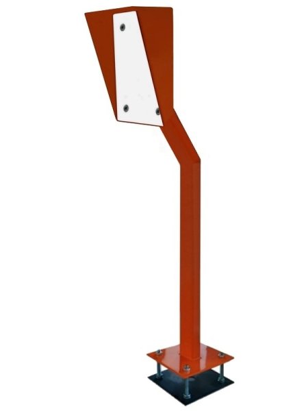 Фото Стойка для считывателя Аякс 300х400 мм, оранжевая, базовая, наклонная