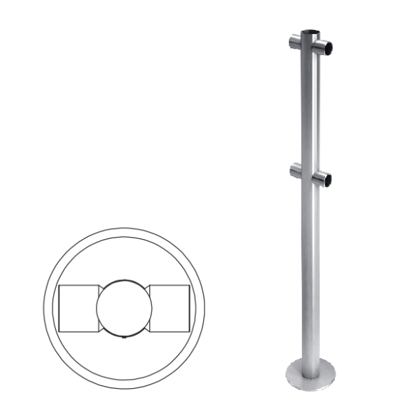 Фото Стойка ограждения i-образная