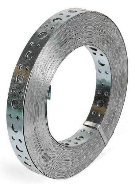 Фото Лента монтажная перфорированная 20х0,55 (25м) прямая (PR08.3831)