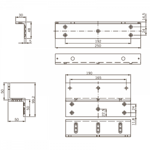 Фото L+Z кронштейн для EMC 600 ALH