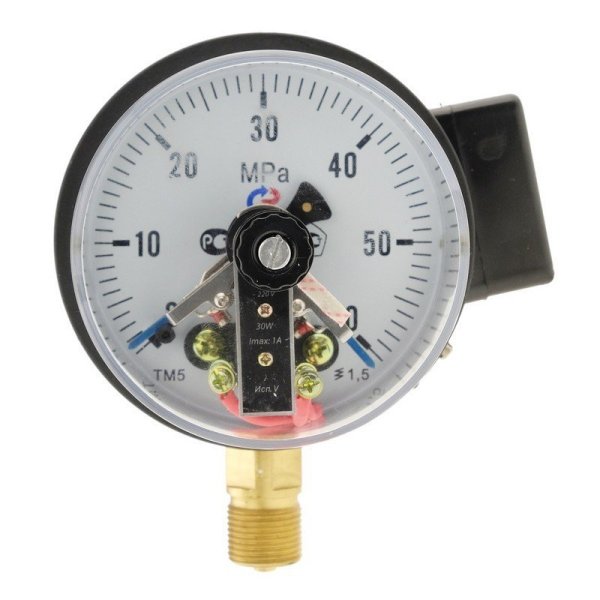 Фото Электроконтактный манометр 0-60 бар