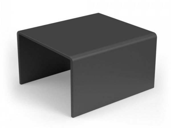 Фото Соединитель на стык 40х25 черный (PR08.12933) Промрукав