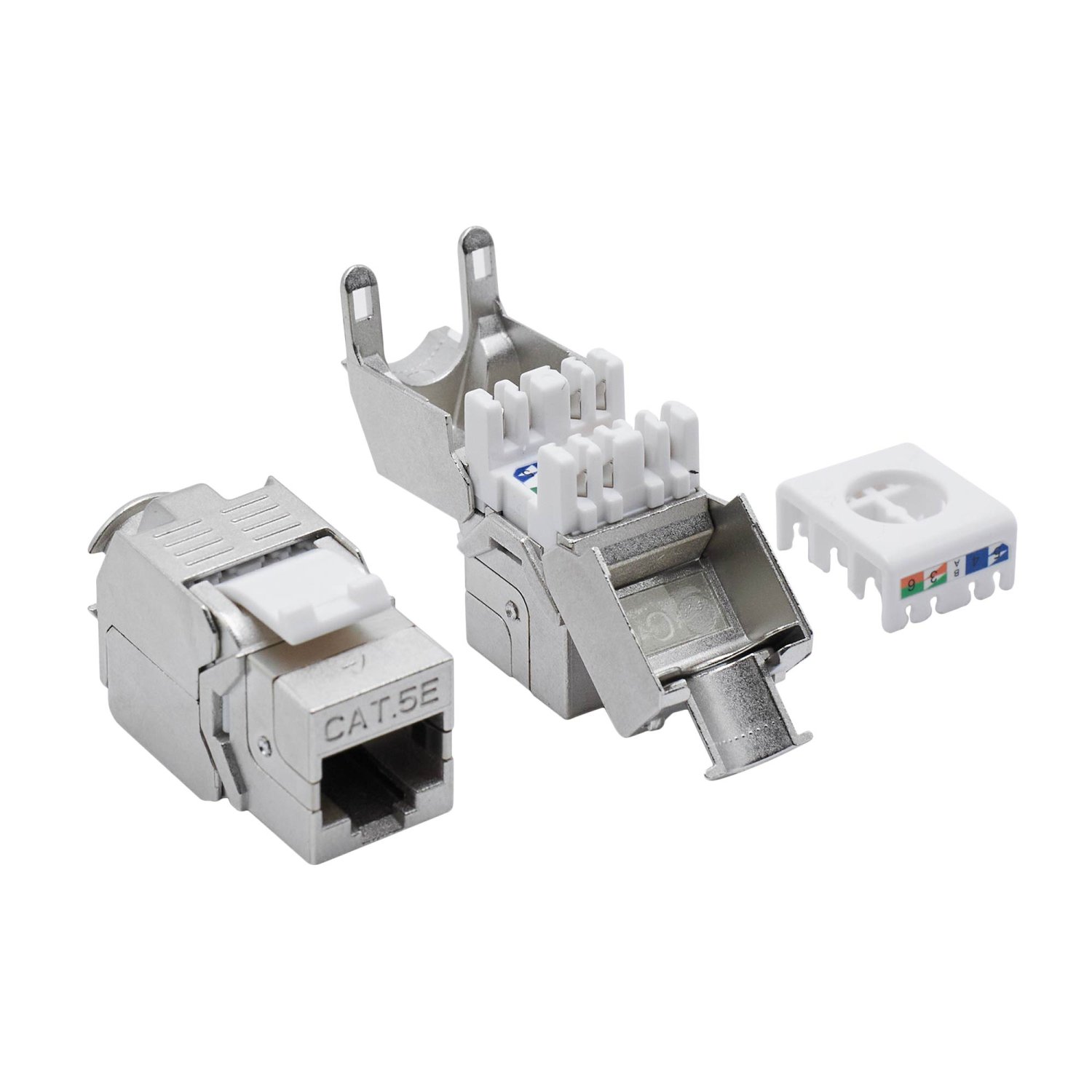 Фото Патч-панель 19", 1U, CAT5E, 24 модуля RJ45, экранированная (RN5PPF24)