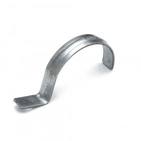 Фото Скоба металлическая однолапковая СМО d60-63 мм для монтажного пистолета (без отверстий) (50 шт) (PR13.1971)